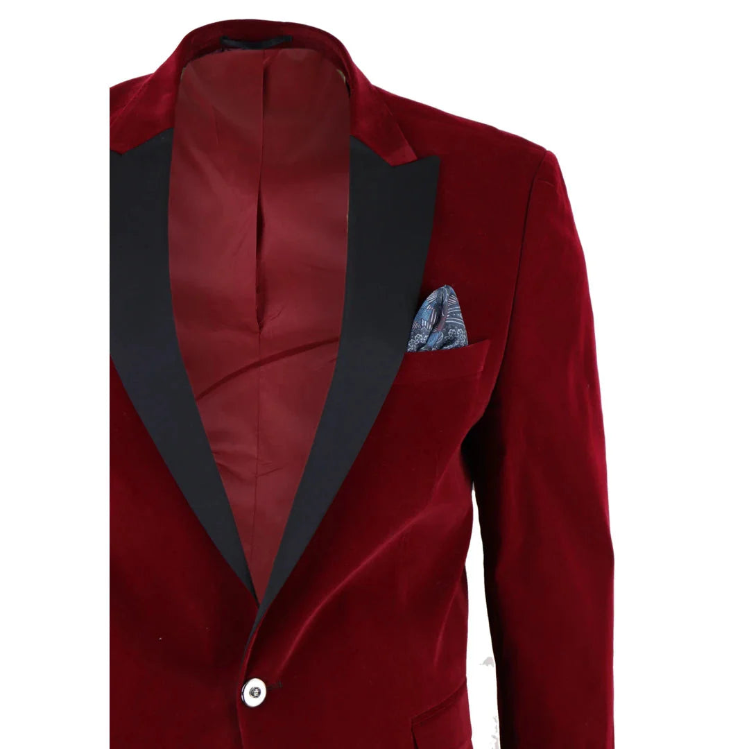 Nico | Velvet Tuxedo Blazer for Wedding and Evening Occasions