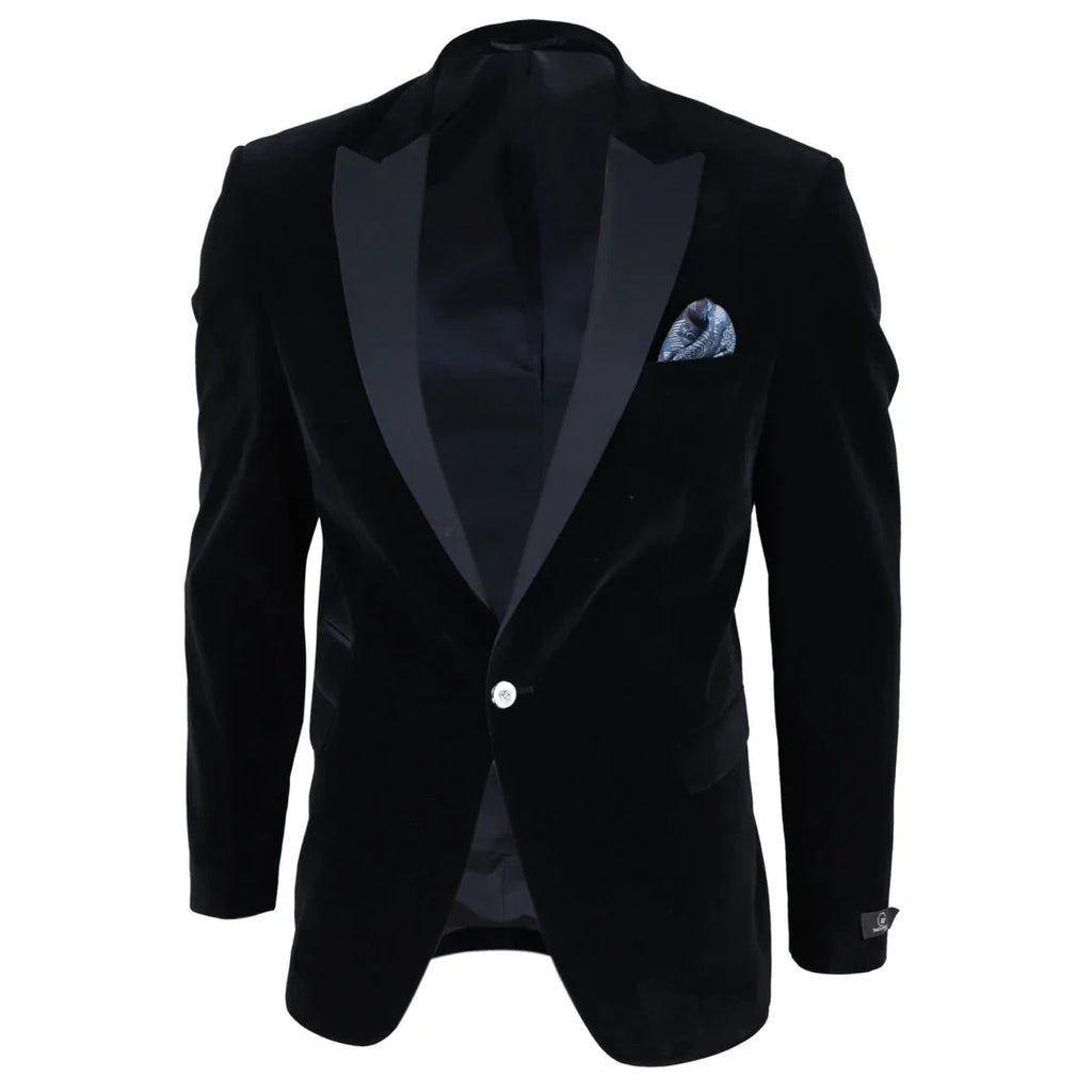 Nico | Velvet Tuxedo Blazer for Wedding and Evening Occasions