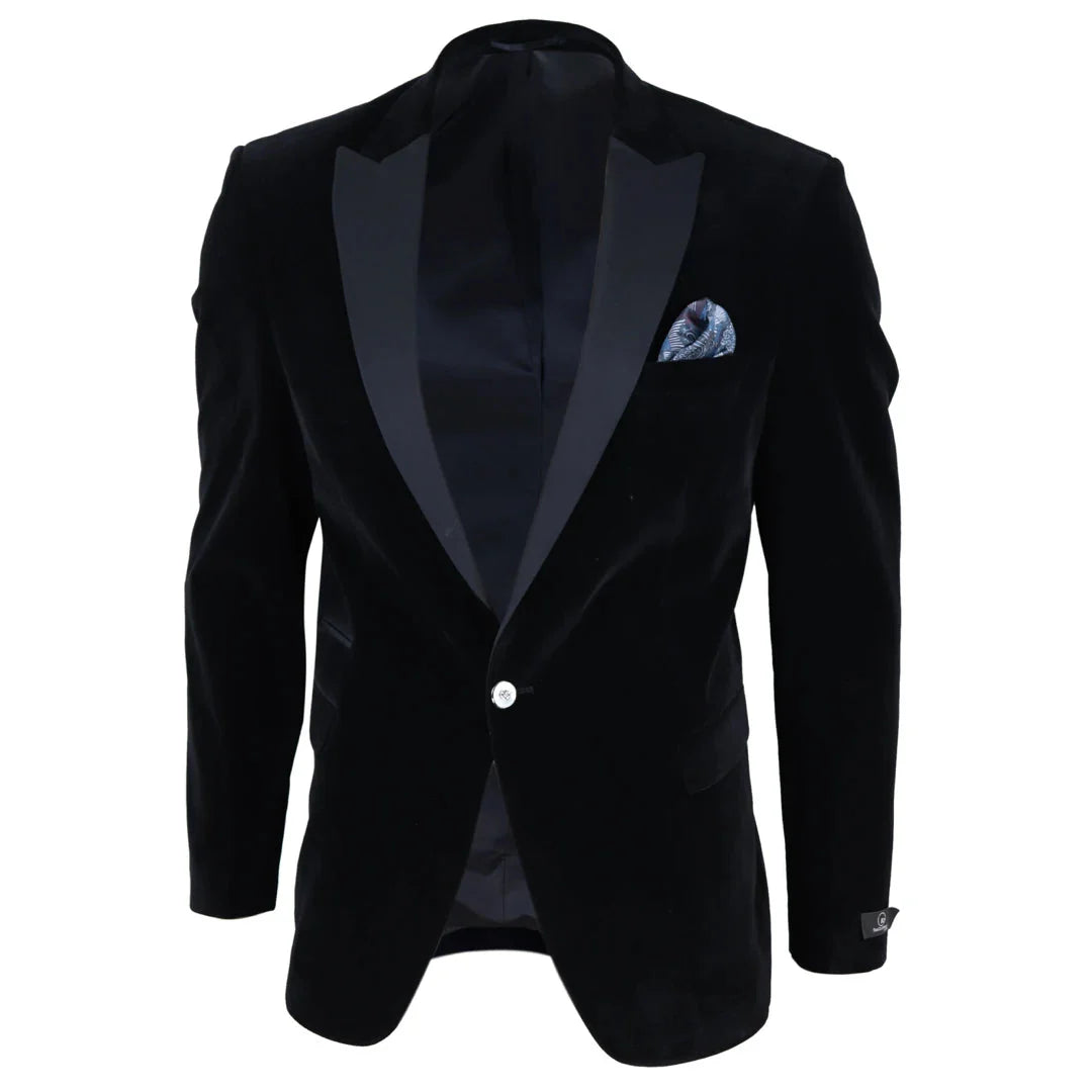 Nico | Velvet Tuxedo Blazer for Wedding and Evening Occasions