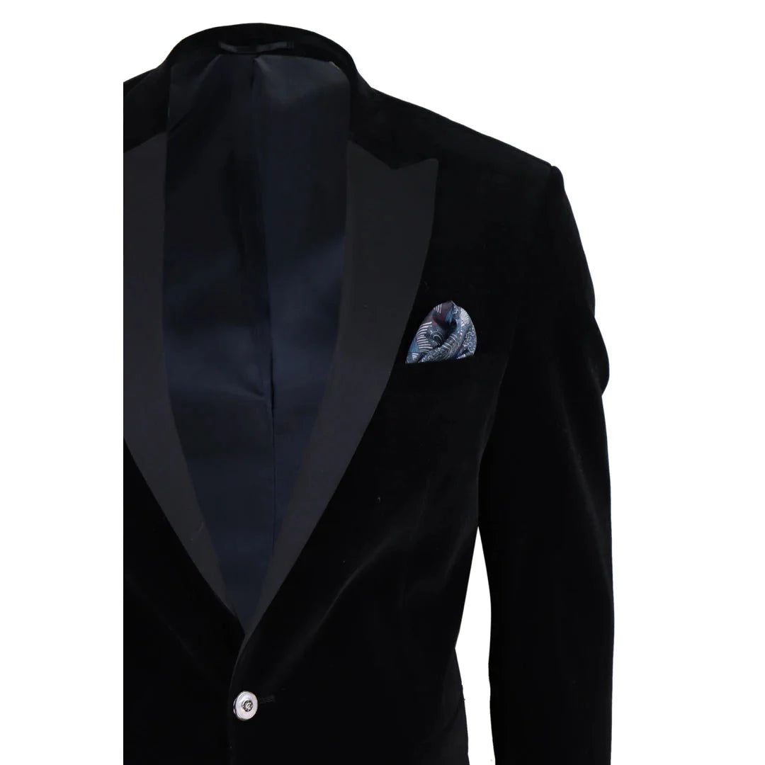 Nico | Velvet Tuxedo Blazer for Wedding and Evening Occasions
