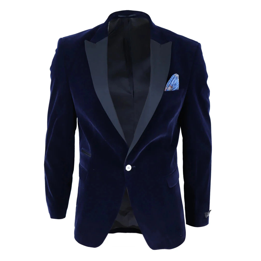 Nico | Velvet Tuxedo Blazer for Wedding and Evening Occasions