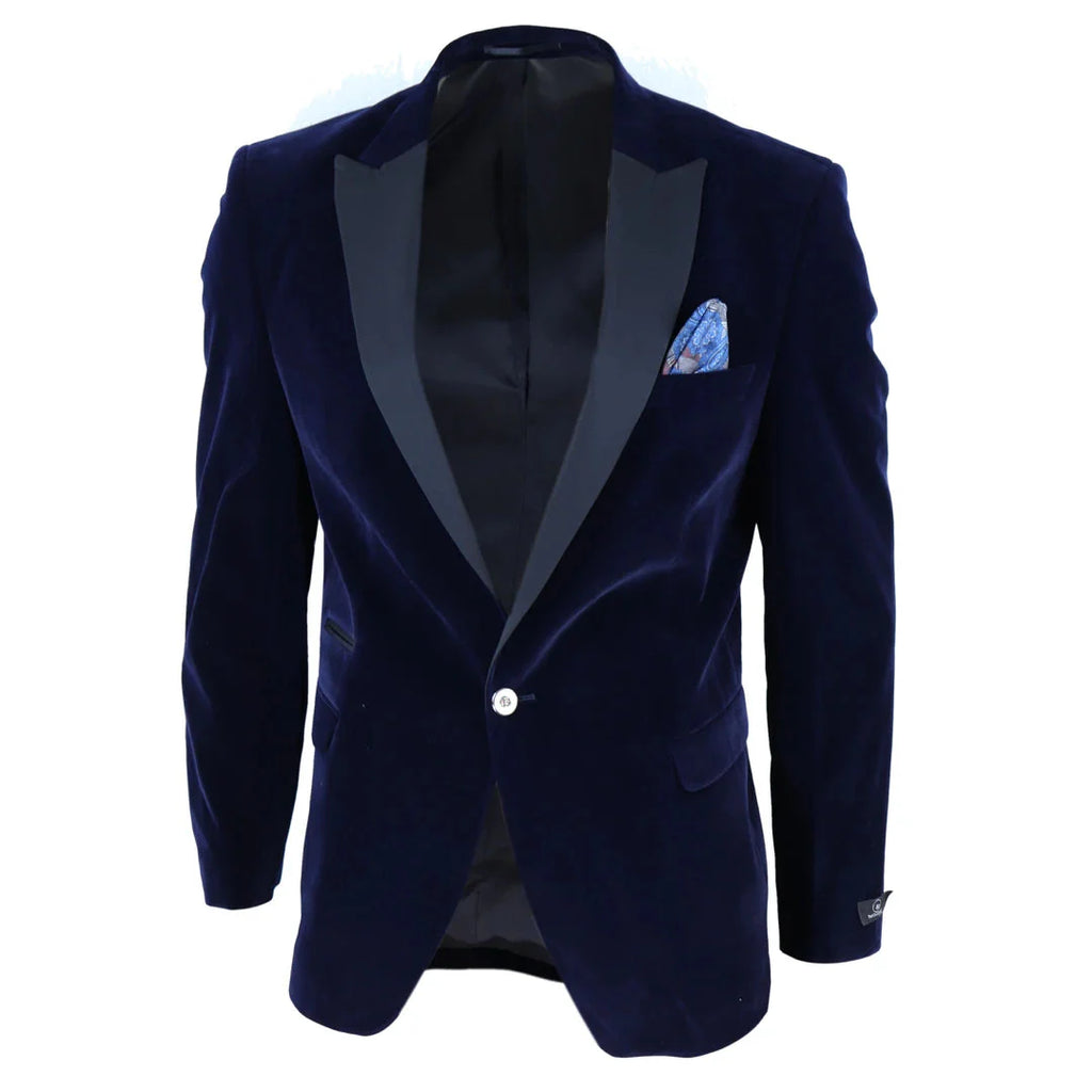 Nico | Velvet Tuxedo Blazer for Wedding and Evening Occasions