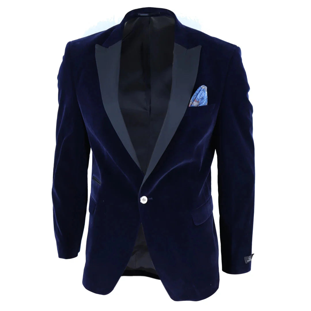 Nico | Velvet Tuxedo Blazer for Wedding and Evening Occasions