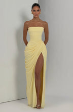 Lucinda | Strapless Corset Bodycon Sculpted Evening Maxi Dress