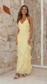 Theodora | Sleeveless Layered Garden Party Maxi Dress