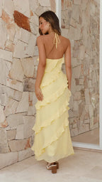 Theodora | Sleeveless Layered Garden Party Maxi Dress