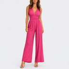 Mathilde | Strapless Wide Leg Jumpsuit Smart Occasion