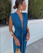 Beatrix | Elegant Mother Of The Bride Dresses Pleated Maxi