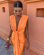 Beatrix | Elegant Mother Of The Bride Dresses Pleated Maxi