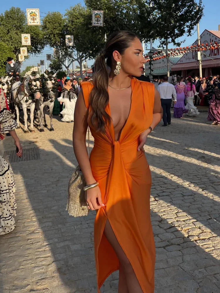 Beatrix | Elegant Mother Of The Bride Dresses Pleated Maxi