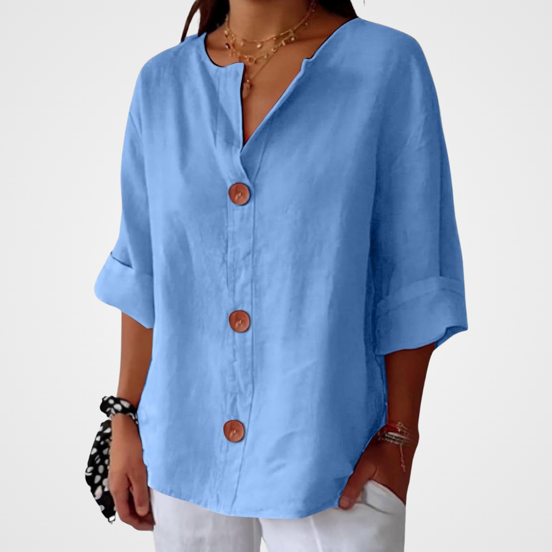 Oceane | Breathable Linen Summer Blouse For Every Occasion
