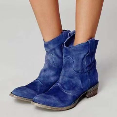 Edith | Women's Dress Low Heel Ankle Boots