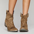 Edith | Women's Dress Low Heel Ankle Boots