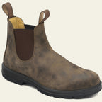 Lavinia | Black Brown Leather Chelsea Boots For Women — Brown