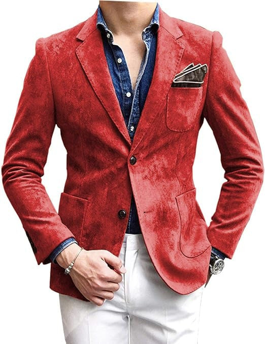 Octavian | Velvet Blazer Smart Casual Formal Occasions Jacket