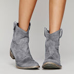 Edith | Women's Dress Low Heel Ankle Boots