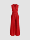 Felicity | Strapless Wide Leg Jumpsuit Wedding Guest Occasion