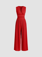Felicity | Strapless Wide Leg Jumpsuit Wedding Guest Occasion