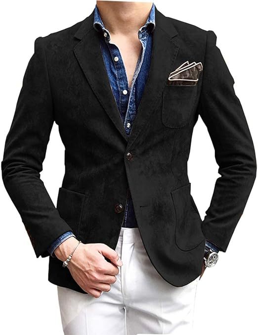Octavian | Velvet Blazer Smart Casual Formal Occasions Jacket