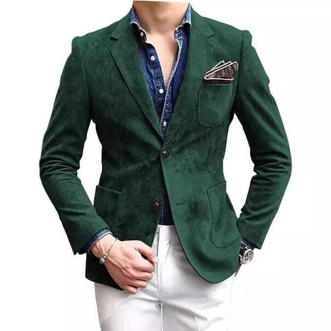 Octavian | Velvet Blazer Smart Casual Formal Occasions Jacket