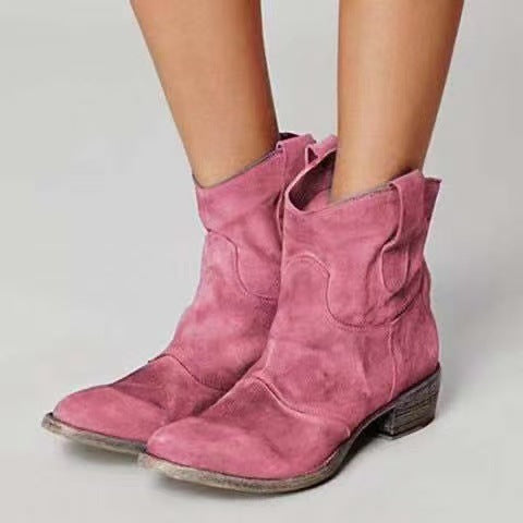 Edith | Women's Dress Low Heel Ankle Boots