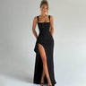 Tatiana | Square Neck Split Maxi Dress
