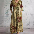 Giselle | White Summer Dresses For Women V-Neck Floral Day
