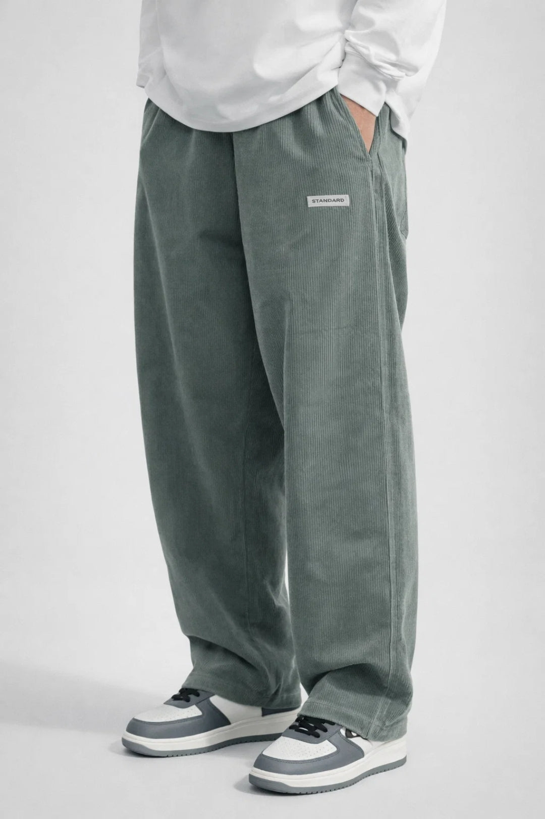 Rosanna | Wide Leg Corduroy Trousers in Relaxed Casual Style