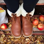 Celeste | Faux Fur Shearling Lined Warm Winter Boots — Light Brown