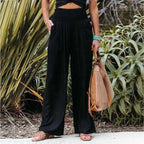 Evangeline | Skinny Fit Linen Trousers For Smart Casual Wear