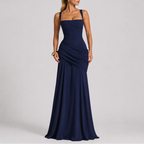 Theodora | Elegant Dresses For Women Ruched Maxi Evening Gown