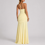 Theodora | Elegant Dresses For Women Ruched Maxi Evening Gown