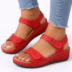 Fleur | Comfortable Wedge Heels For Wide Feet Summer Sandals