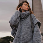 Vivienne | Chunky Knit Turtleneck Roll Neck Jumper Sweater