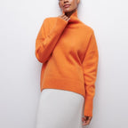 Evangeline | Oversized Knitted Jumper Turtleneck Loungewear