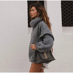Vivienne | Chunky Knit Turtleneck Roll Neck Jumper Sweater