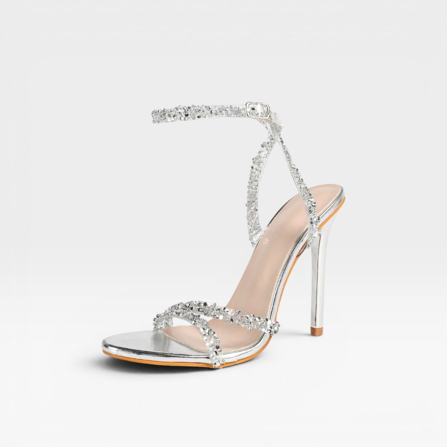 Isolde | Rene Caovilla Diamond Stiletto Heels Occasion Sandals