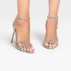 Isolde | Rene Caovilla Diamond Stiletto Heels Occasion Sandals