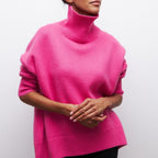 Evangeline | Oversized Knitted Jumper Turtleneck Loungewear