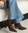 Constance | Women's Heeled Ankle Boots With Pointed Toe