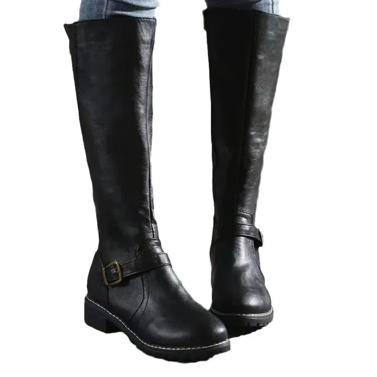 Tatiana | Black Brown Leather Chelsea Ankle Boots