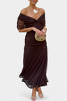 Josephine | Women Lace Drape Dress Wedding Guest Occasion