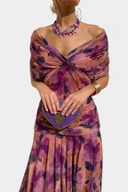 Josephine | Women Lace Drape Dress Wedding Guest Occasion