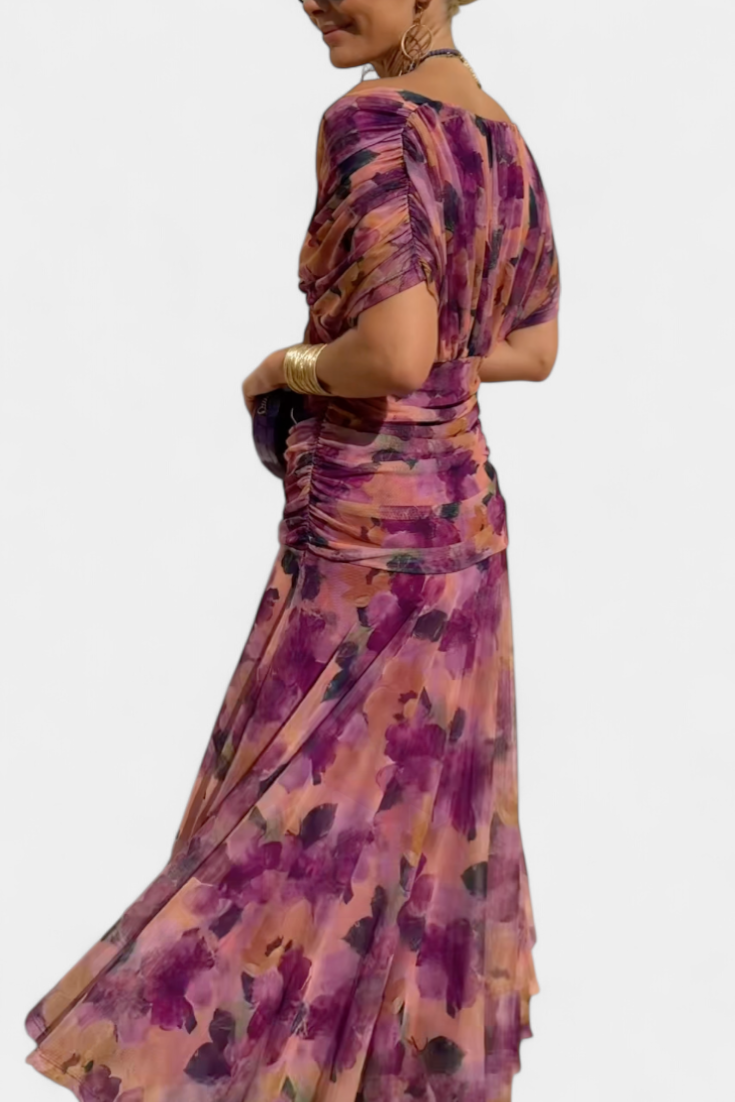 Josephine | Women Lace Drape Dress Wedding Guest Occasion