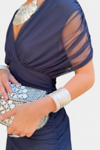 Josephine | Women Lace Drape Dress Wedding Guest Occasion