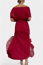 Josephine | Women Lace Drape Dress Wedding Guest Occasion