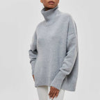 Evangeline | Oversized Knitted Jumper Turtleneck Loungewear