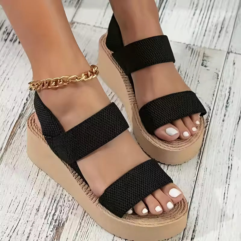 Nadia | Platform Strap Sandals for Summer Days and Casual Wear