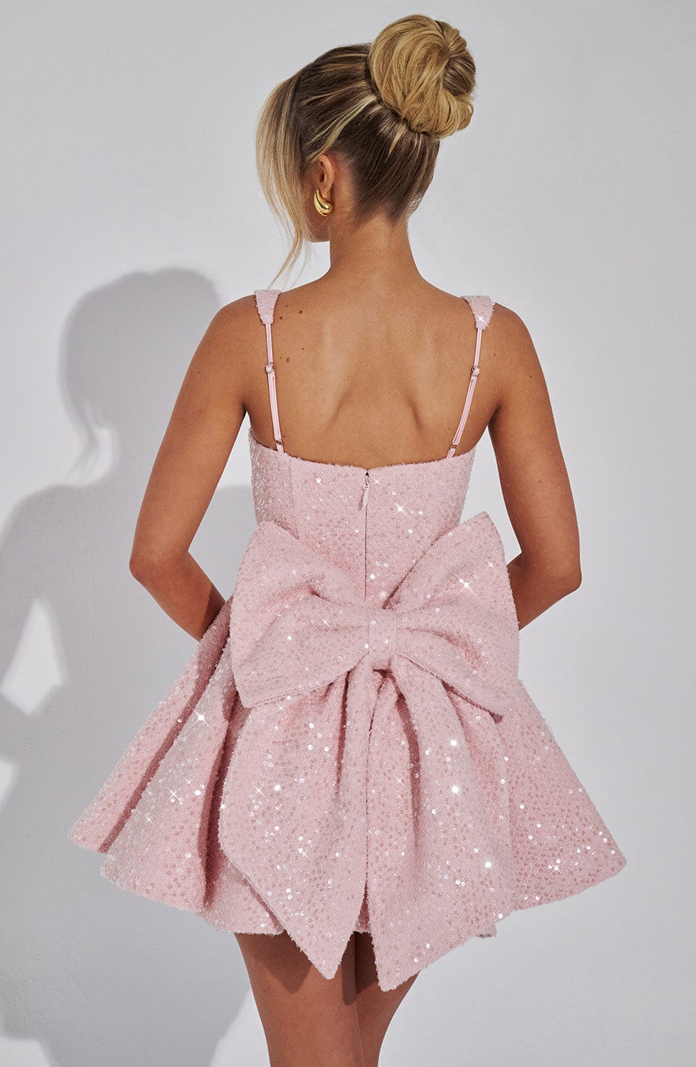 Floriane | Flared Mini Dress with Bow Detail for Special Occasions