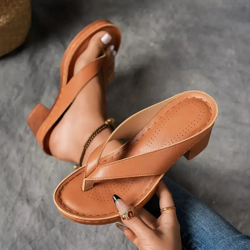 Violaine | Supportive Wedge Sandals for All-Day Comfort